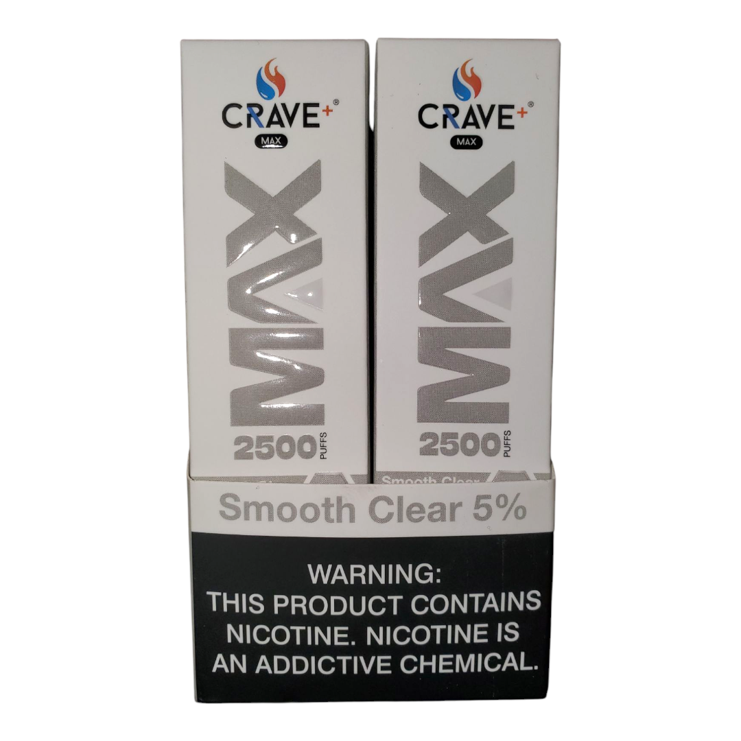 CRAVE PLUS MAX 2500PF 5% SMOOTH CLEAR