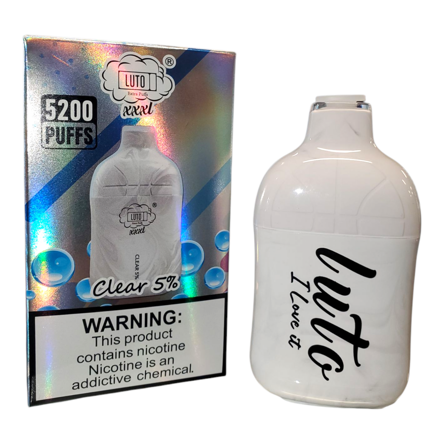 Luto Clear 5% 5200 Puffs