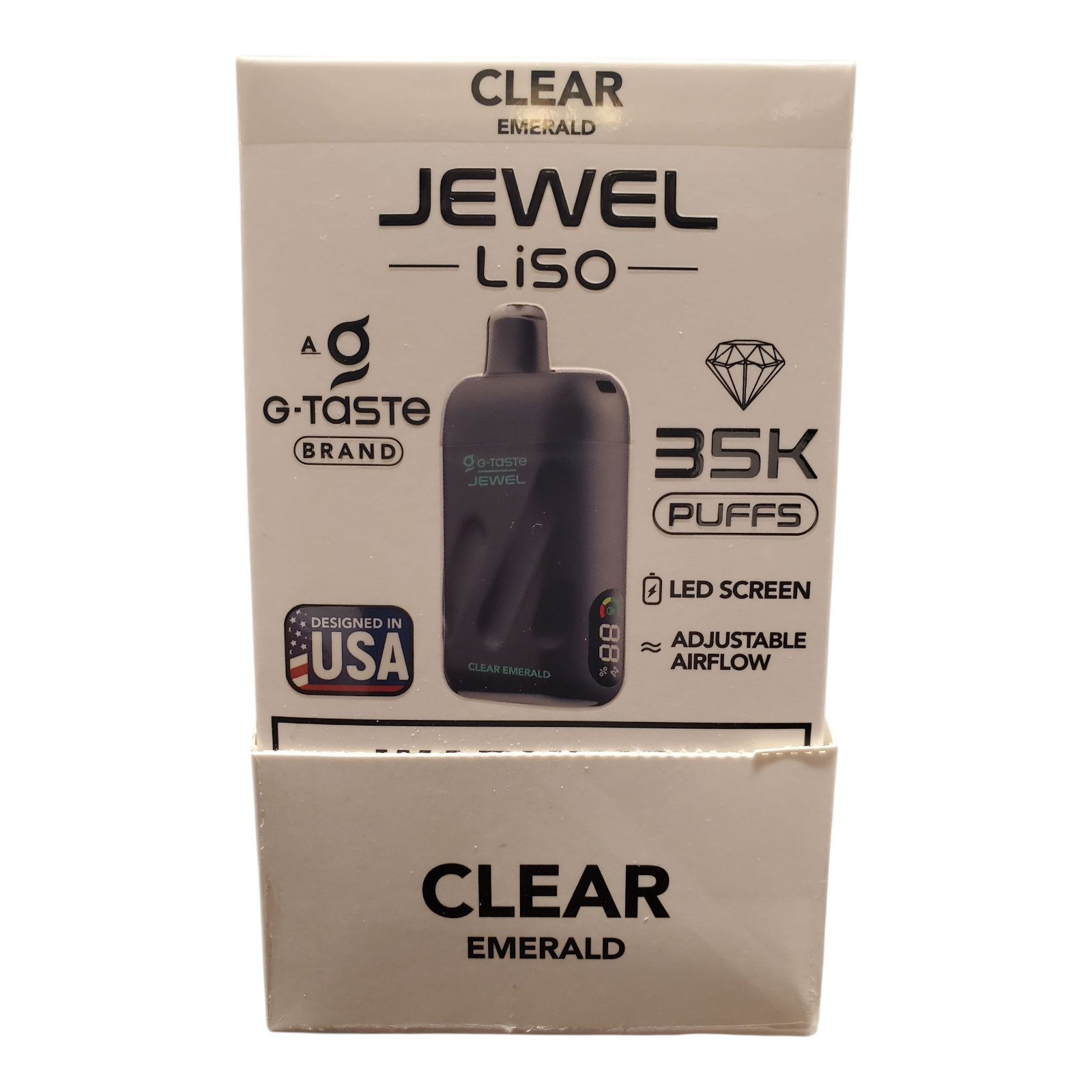 MA-GTASTE JEWEL LISO 35K CLEAR EMERALD 3% – Good Time s Shop