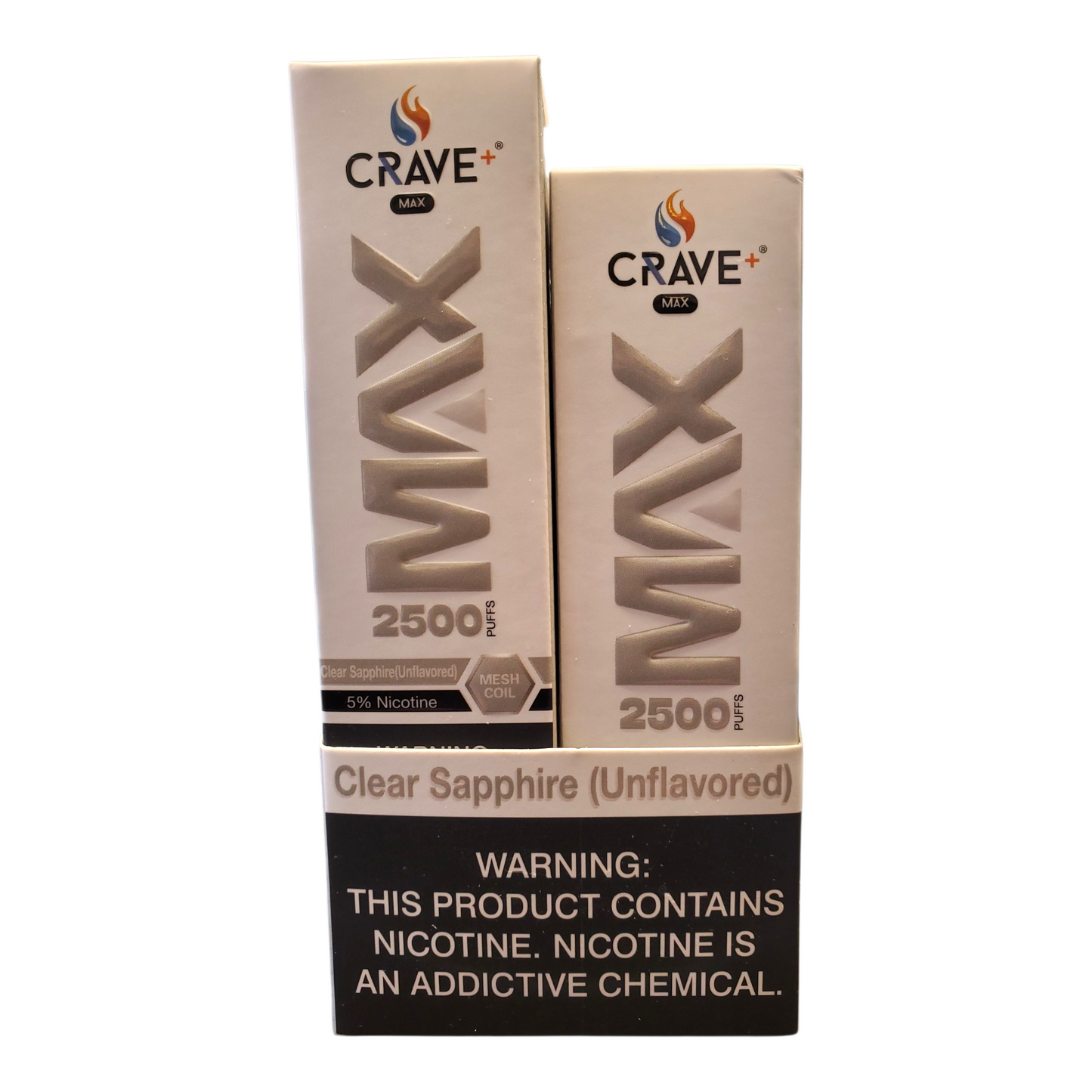 CRAVE PLUS MAX CLEAR SAPPHIRE 5% Unflavored