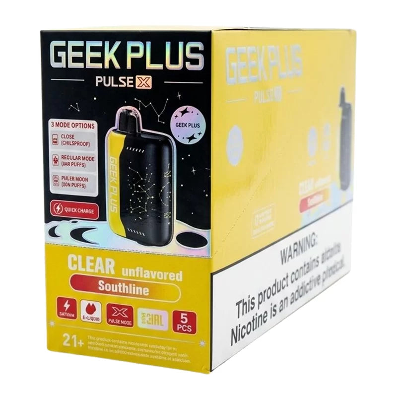 GEEK PLUS PULSE-X 40K CLEAR UNFLAVORED (SOUTHLINE) 5%