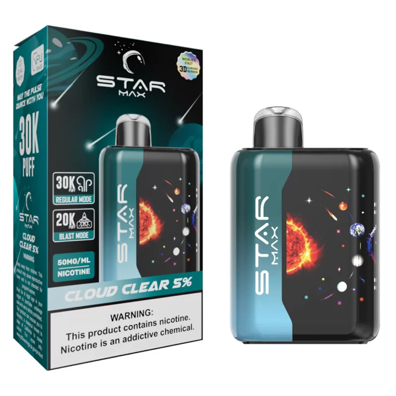 STARMAX 30000 PUFFS CLOUD CLEAR 5%