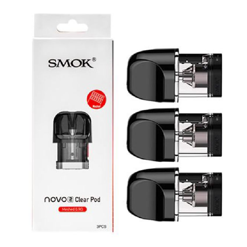 SMOK novo 2 clear pod meshed 0.8 3pcs