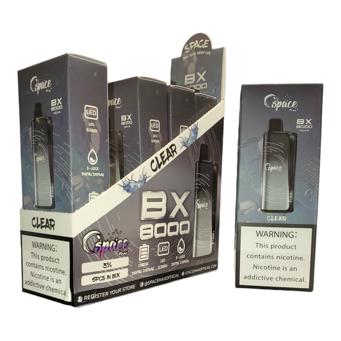 Space Max Clear BX 8000 Nova 5%
