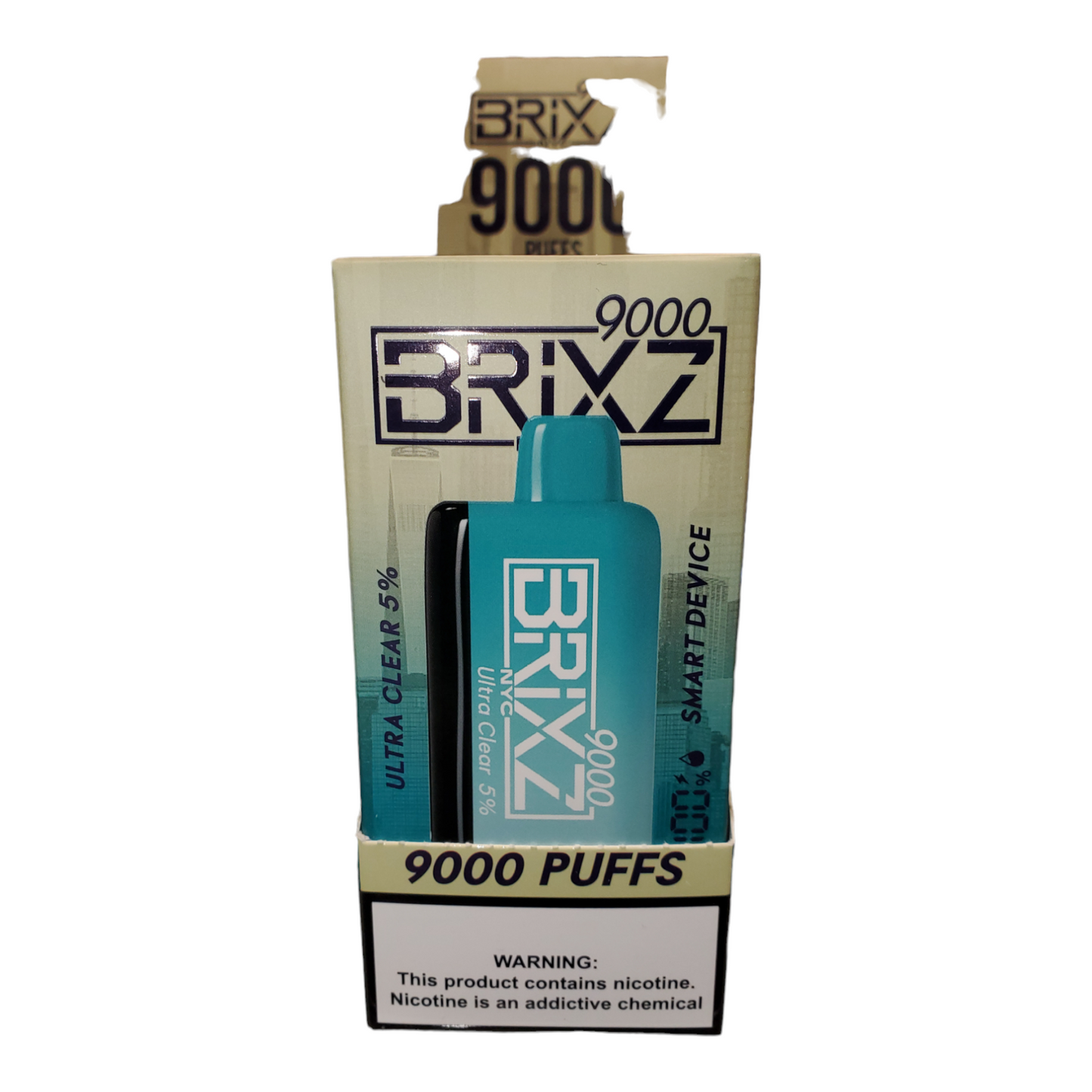 Brixz Ultra Clear 5% 9000 Puffs