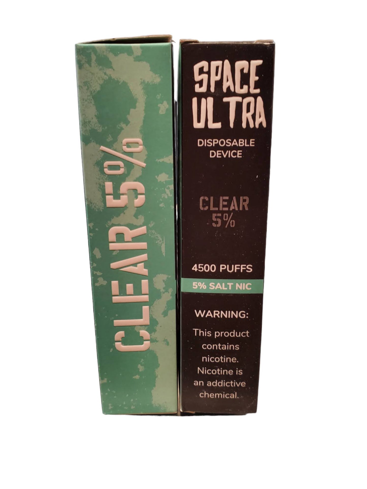 Space Ultra 4500 Puffs Clear 5%