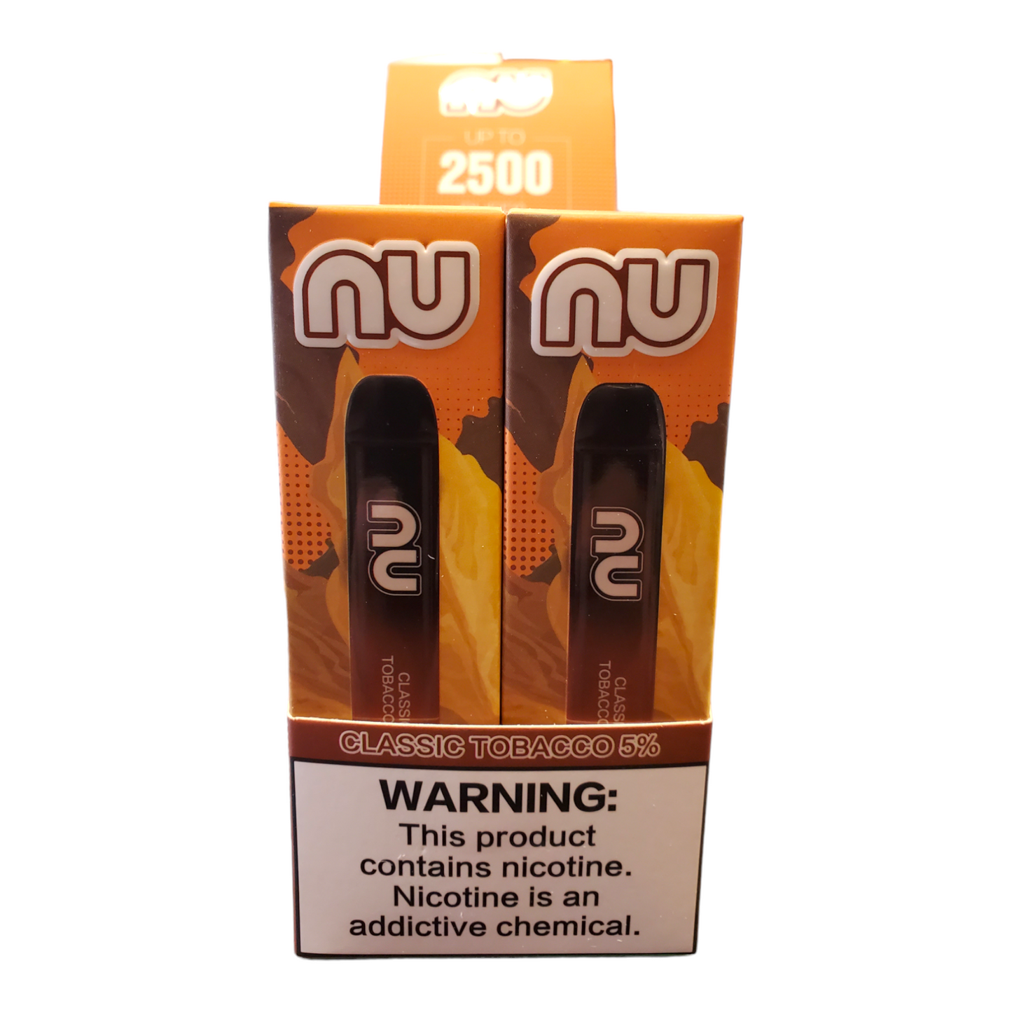 NU classic tobacco 5% 2500 Puffs