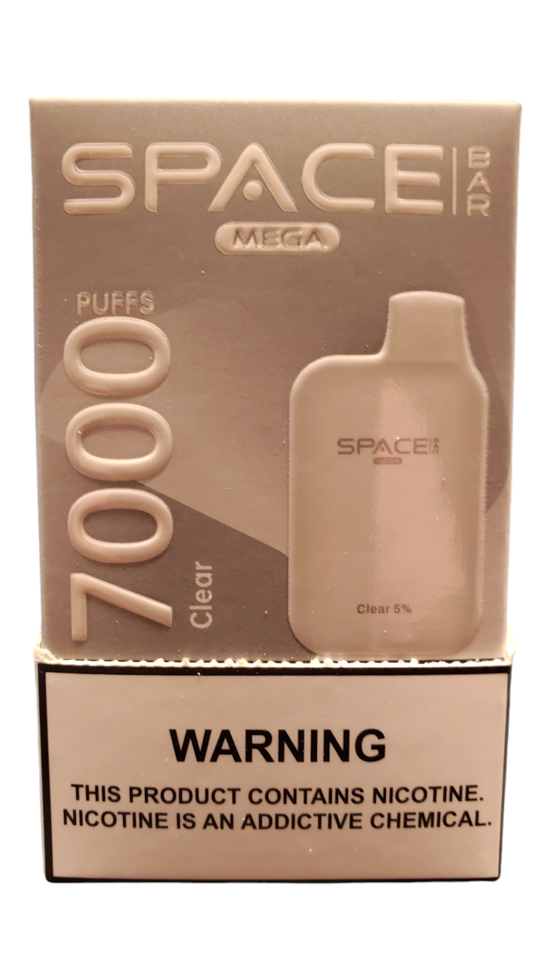 SPACE BAR MEGA CLEAR 7000 PUFFS 5%