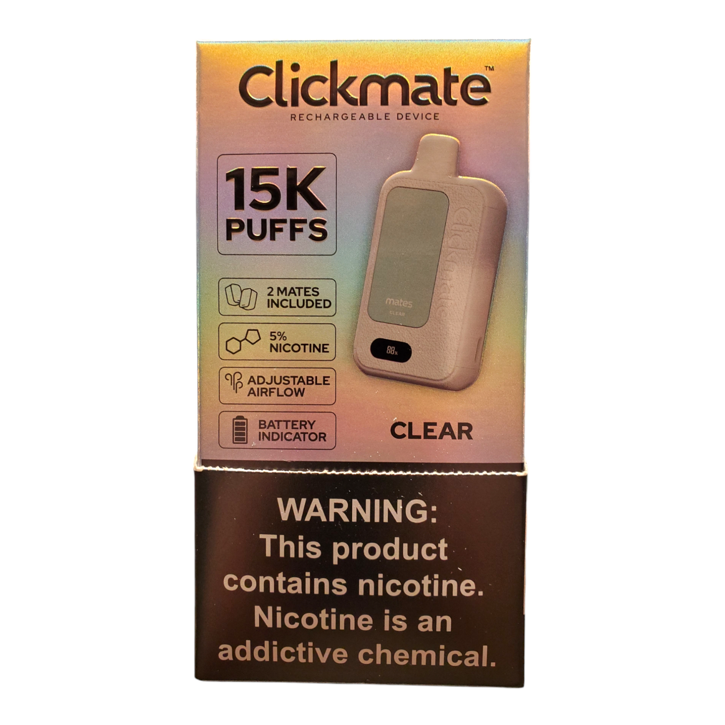 CLICKMATER 15K 5% clear