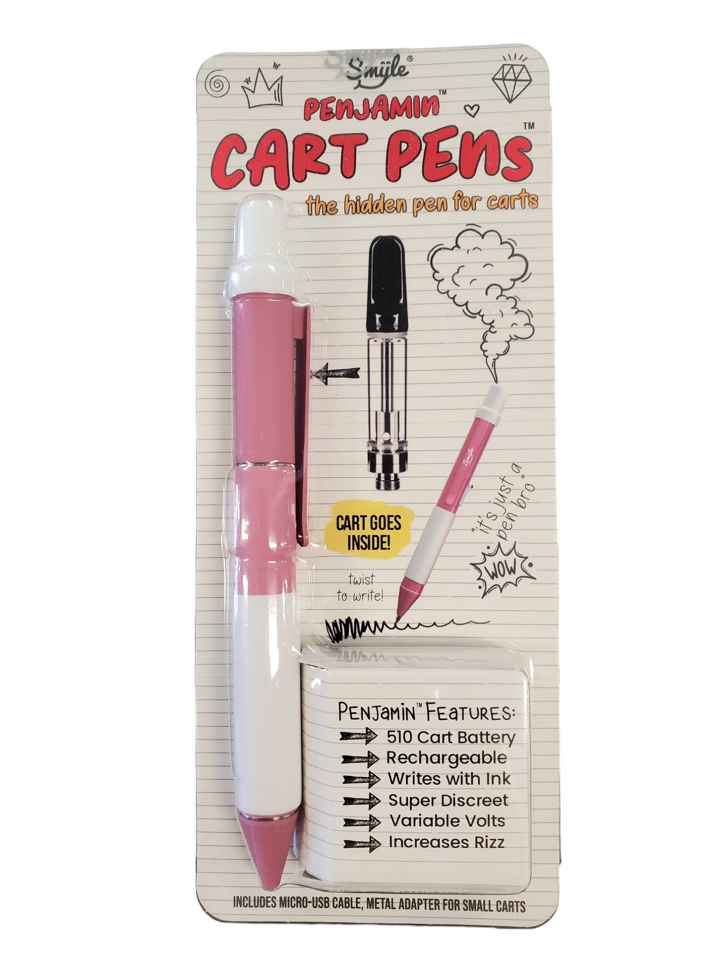 Smyle™ Labs - Cart pens Penjamin Stealth Carto Battery