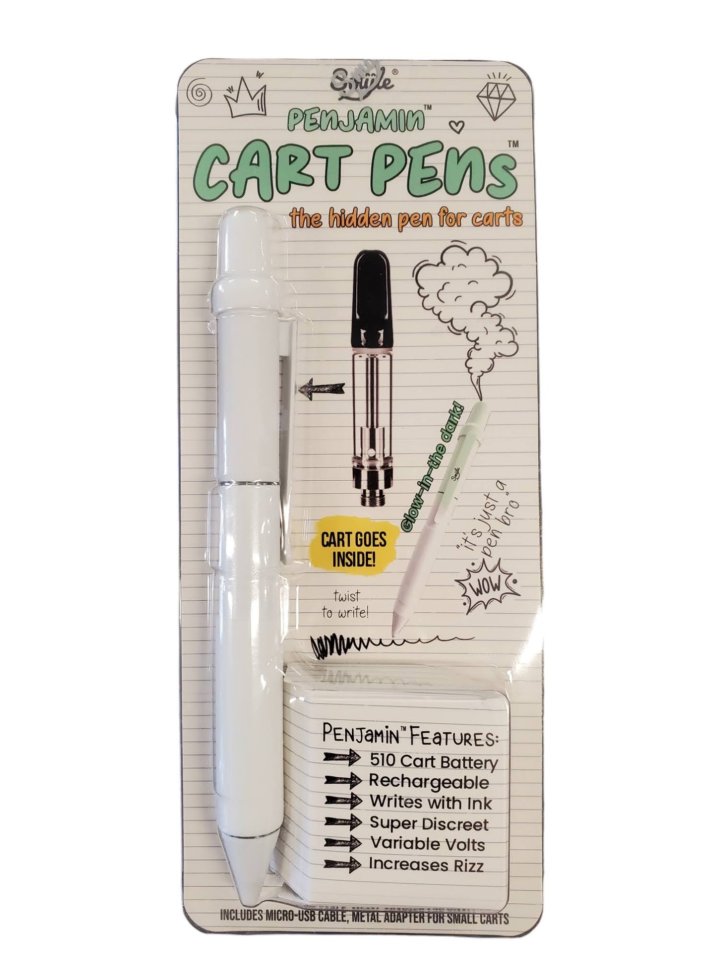 Smyle™ Labs - Cart pens Penjamin Stealth Carto Battery