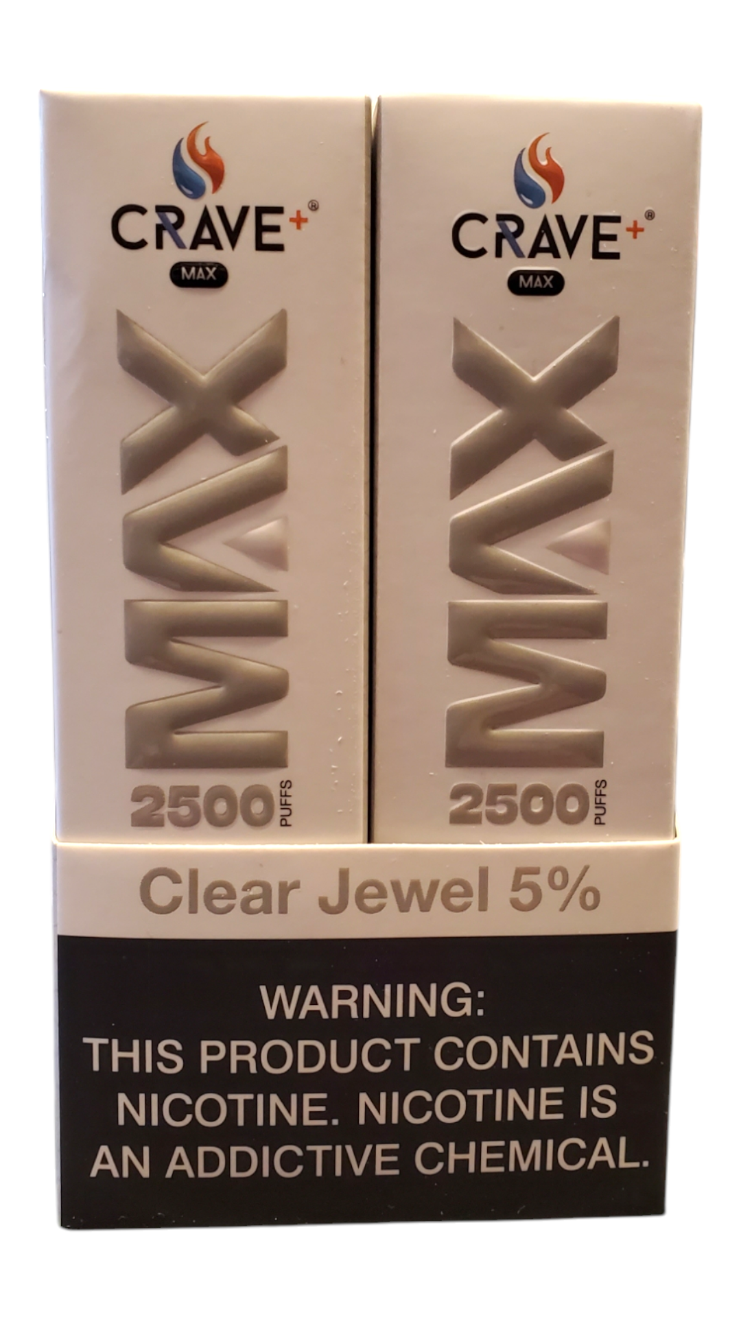 CRAVE PLUS MAX  2500PF 5% CLEAR JEWEL