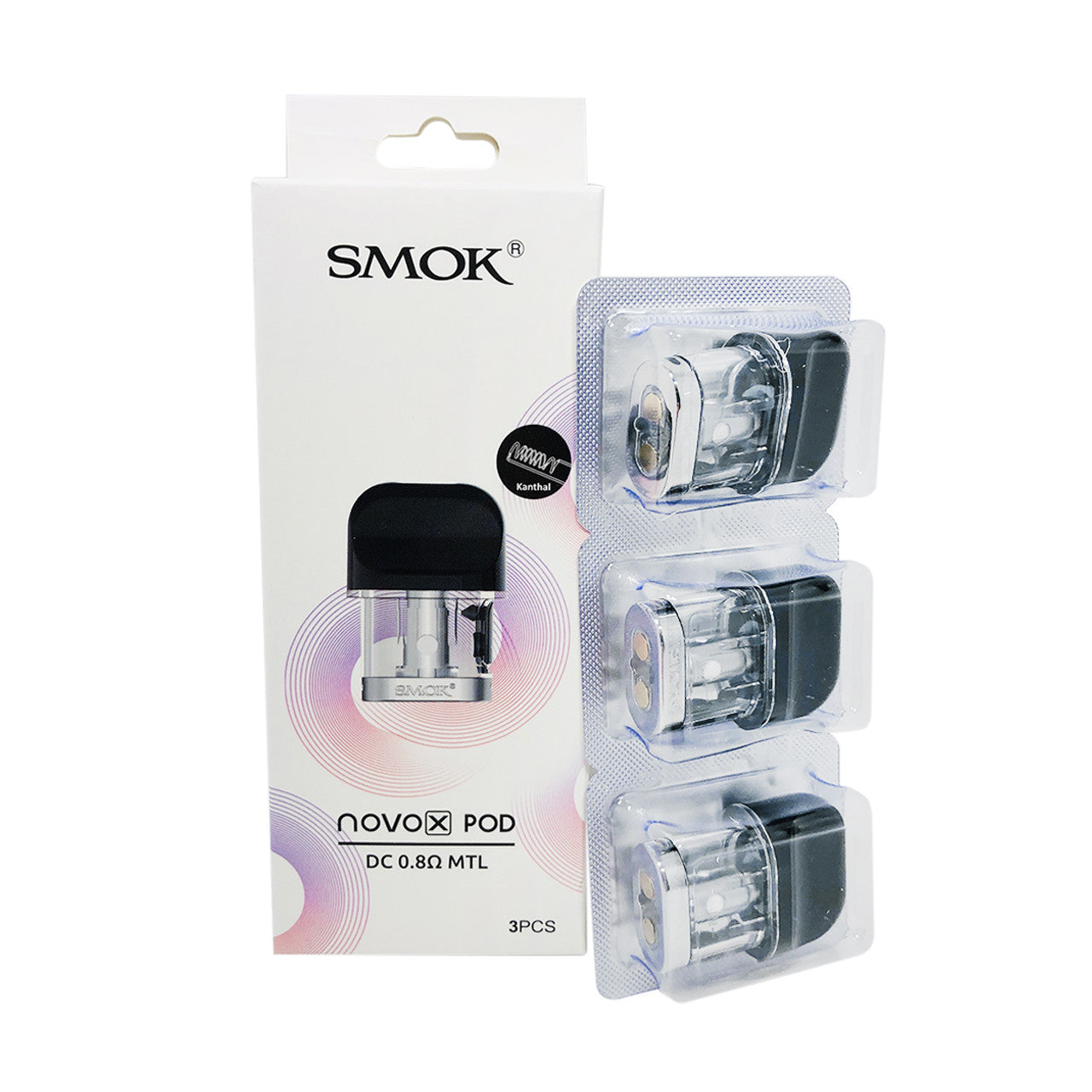 SMOK - Novo X 2ml Replacement Pods DC 0.8 - Pack of 3
