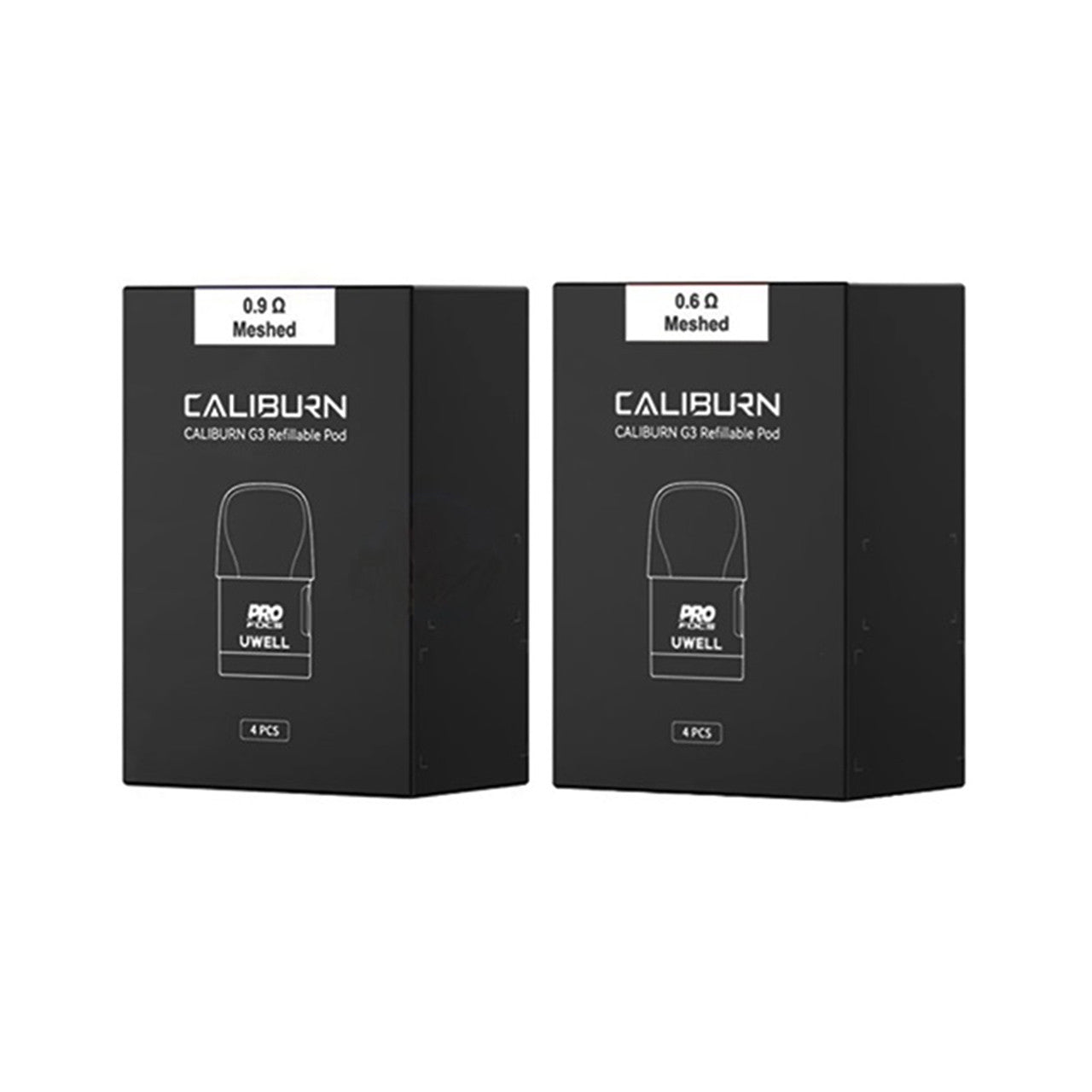 UWELL - Caliburn G3 Meshed 0.9 Replacement Pod - Pack of 4
