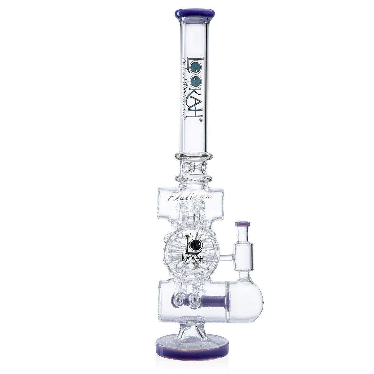 Lookah - 21" Color Trim Big Rig Water Pipe - with 14M Bowl