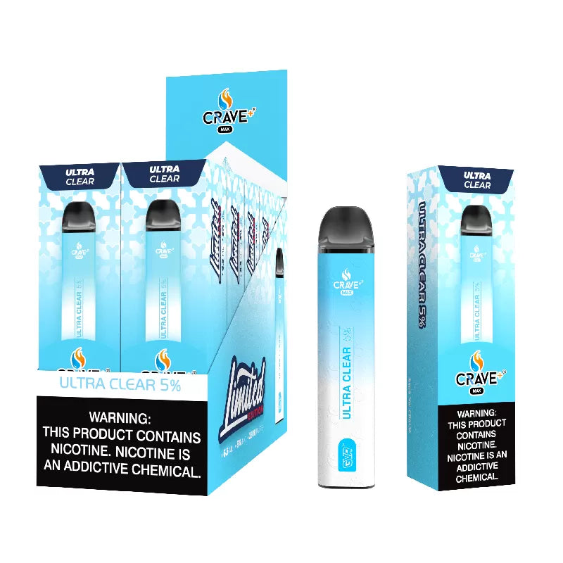 Crave Max Ultra Clear 5% 2500 Puffs