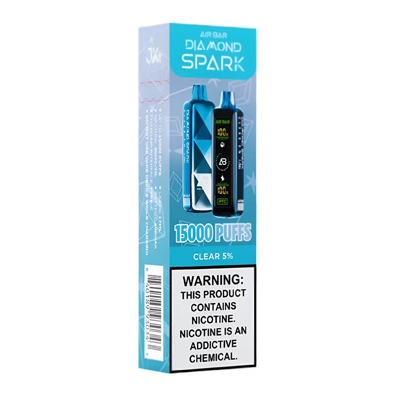 AIR BAR DIAMOND SPARK CLEAR 5% 15000PUFF