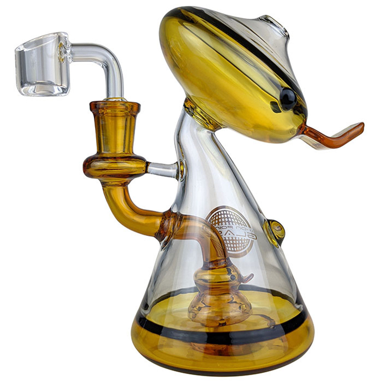 On Point Glass - 6" Duck Head Novelty Water Pipe - with 14M 4mm Banger