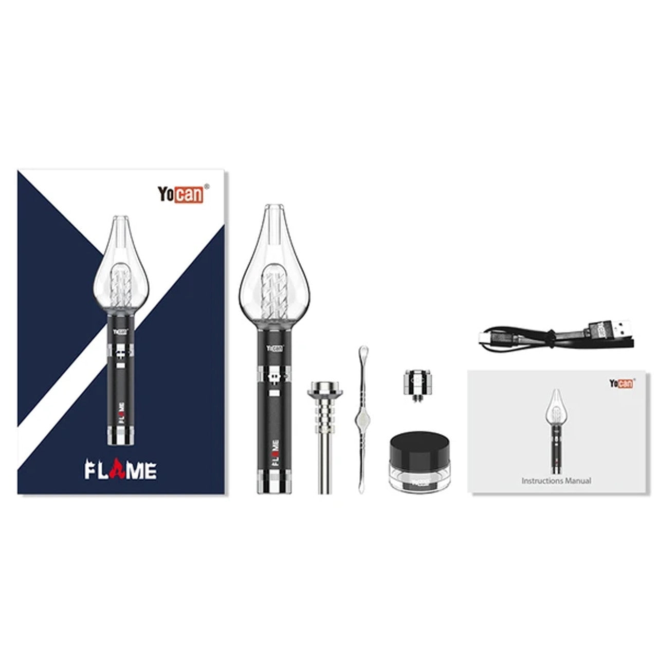 Yocan Flame 1400mAh 2 in 1Vaporizer Kit