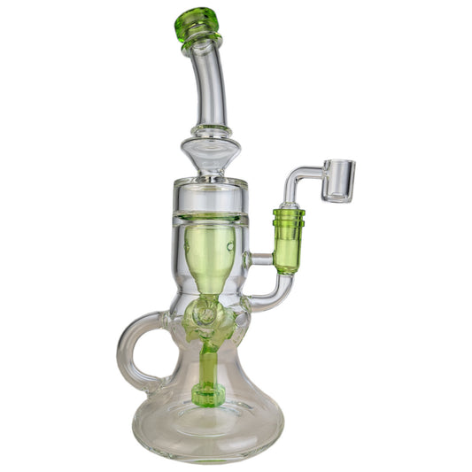 11" Swiss Showerhead Incycler Water Pipe - with 14M Banger