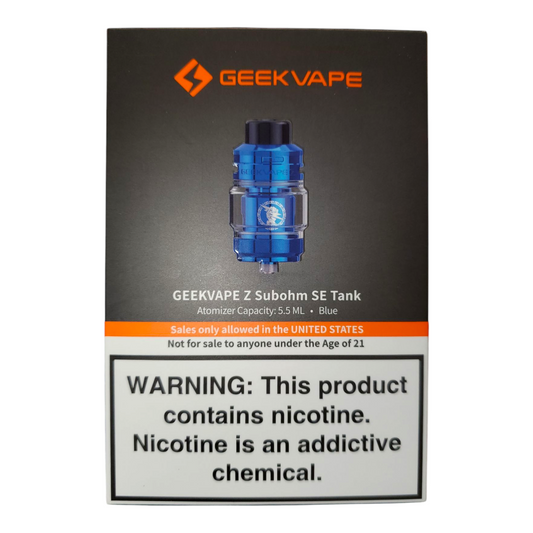 GEEK VAPE Z SUBOHM SE TANK  5.5ML BLUE
