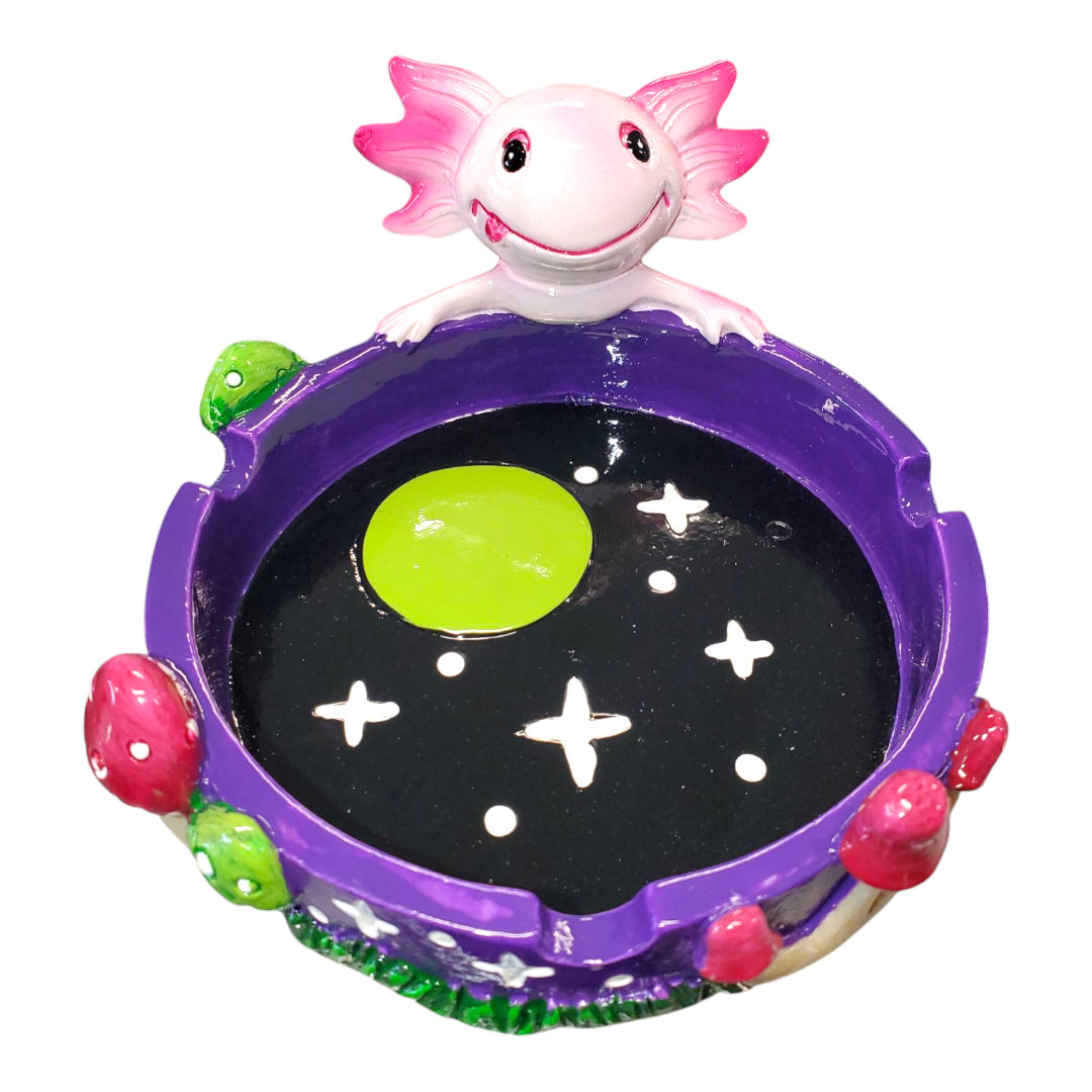 PINK AXOLOTL STAR & MUSHROOM ASHTRAY