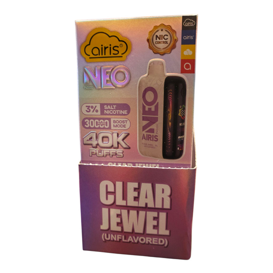 AIRIS NEO PUFFS 40000PF CLEAR JEWEL 3 % UNFLAVORED