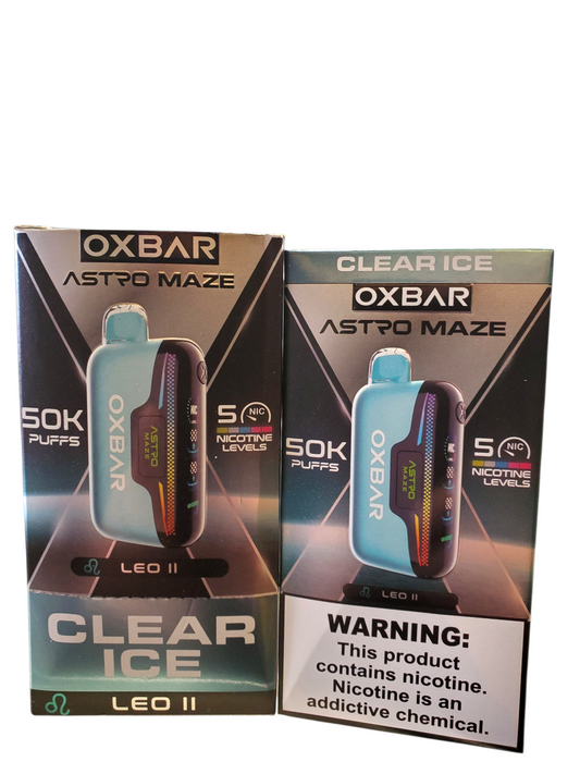 OXBAR ASTRO MAZE 50K PUFFS  CLEAR ICE 5%