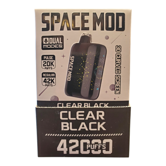 SPACE MOD CLEAR BLACK 5% 42000 Puff
