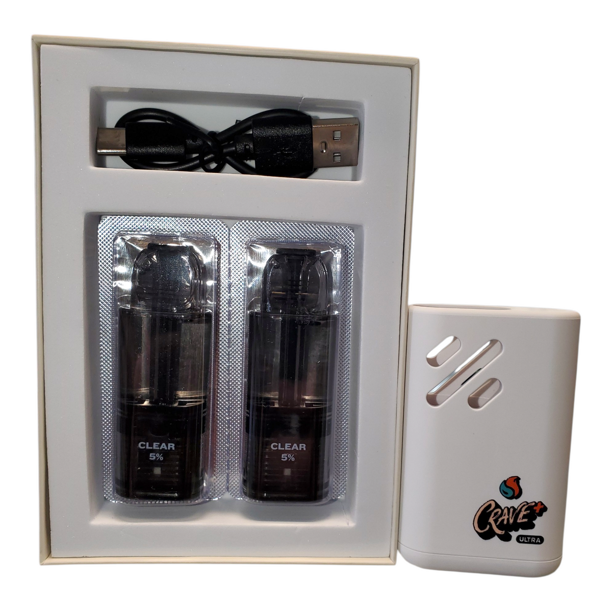 CRAVE ULTRA KIT CLEAR 5% 20000 PUFFS