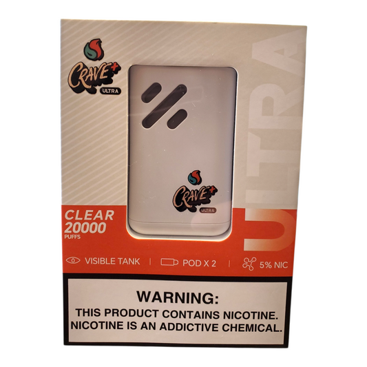CRAVE ULTRA KIT CLEAR 5% 20000 PUFFS