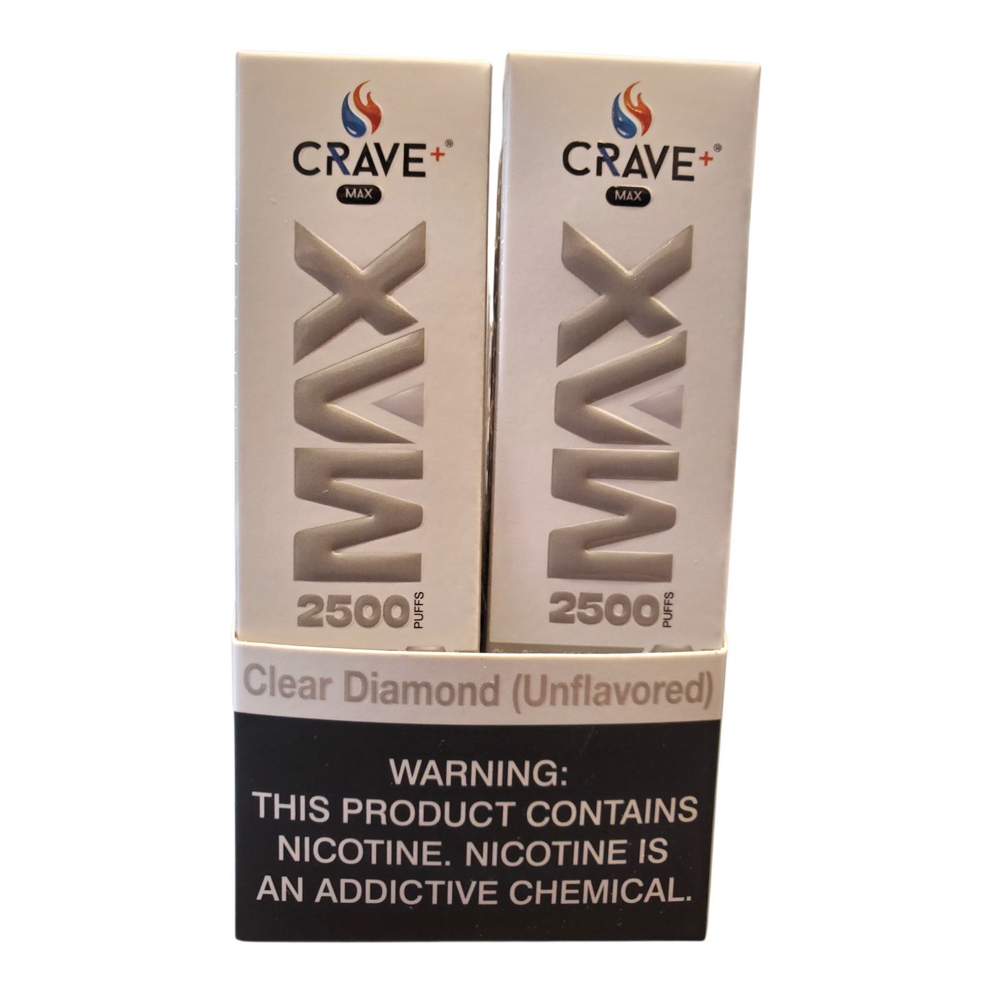 CRAVE PLUS MAX CLEAR DIAMOND 5% Unflavored