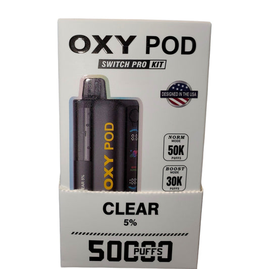 OXY POD SWITCH PRO KIT CLEAR 5% 50K