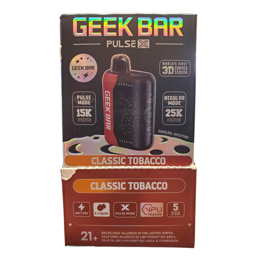 GEEK BAR PULSE CLASSIC TOBACCO 5%  25K