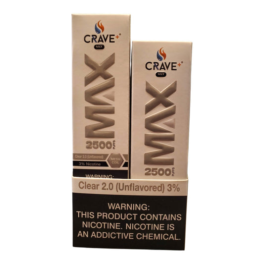 Crave CLEAR 2.0 3% 2500 Puffs