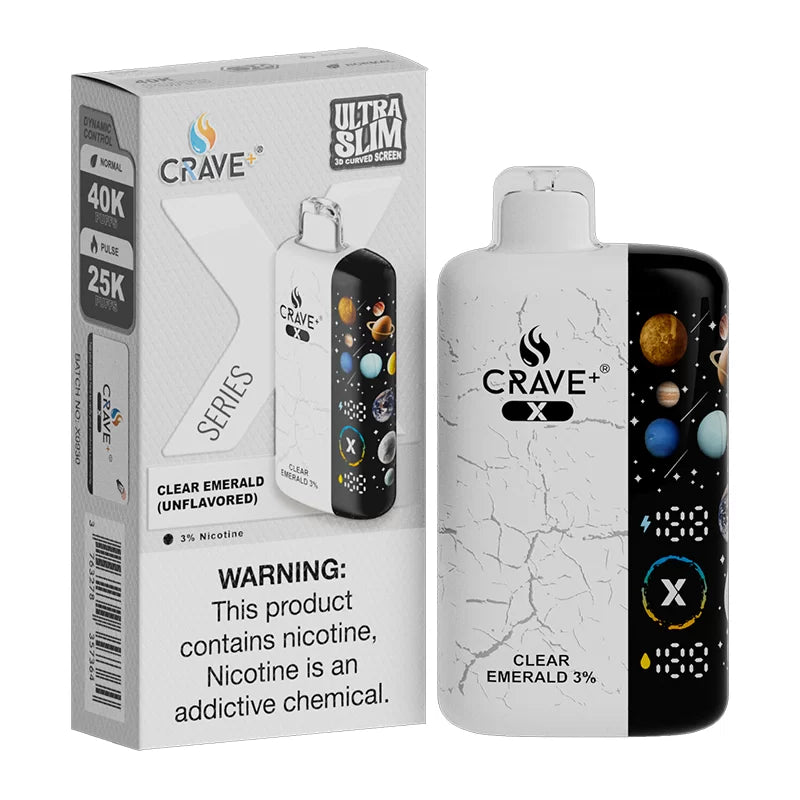 CRAVE ULTRA SLIM CLEAR EMERALD 3%  40K