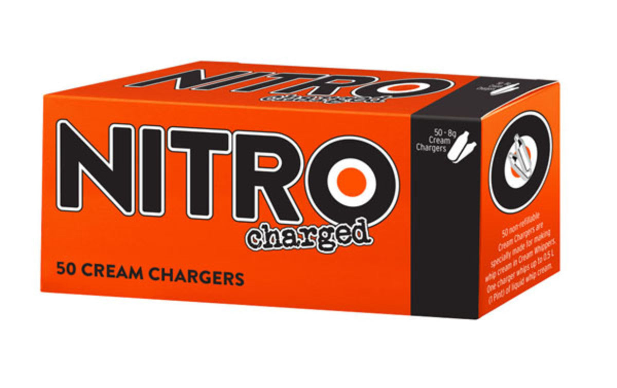 NitroX Charged Cream Chargers | 50pc Box