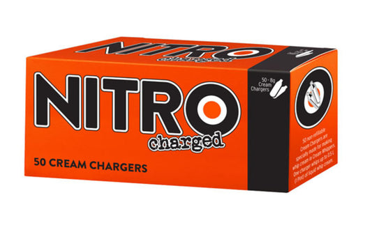 NitroX Charged Cream Chargers | 50pc Box