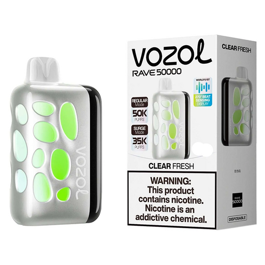 VOZOL RAVE CLEAR FRESH 50K 3%