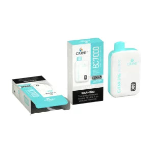 CRAVE BC 7000 PUFFS 5% Clear