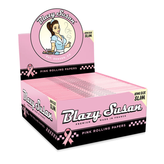 Blazy Susan® - Pink King Size Slim Rolling Papers