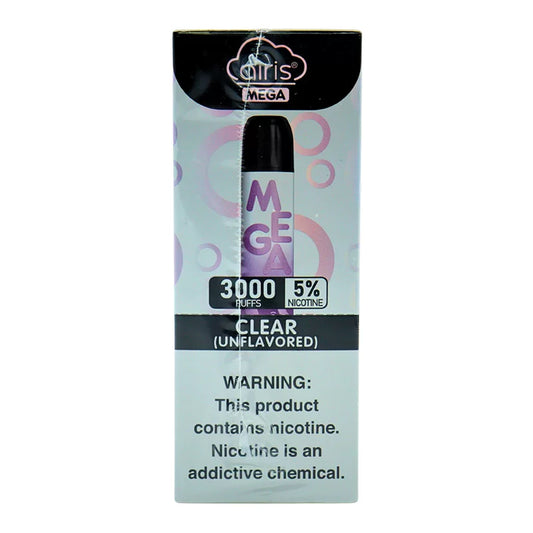 AIRIS MEGA 5% CLEAR UNFLAVODER 3000PF