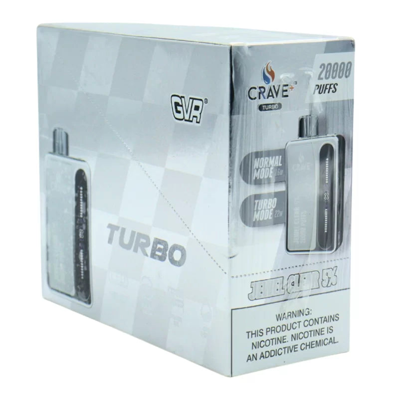 CRAVE TURBO JEWEL CLEAR 5% 20000 Puffs