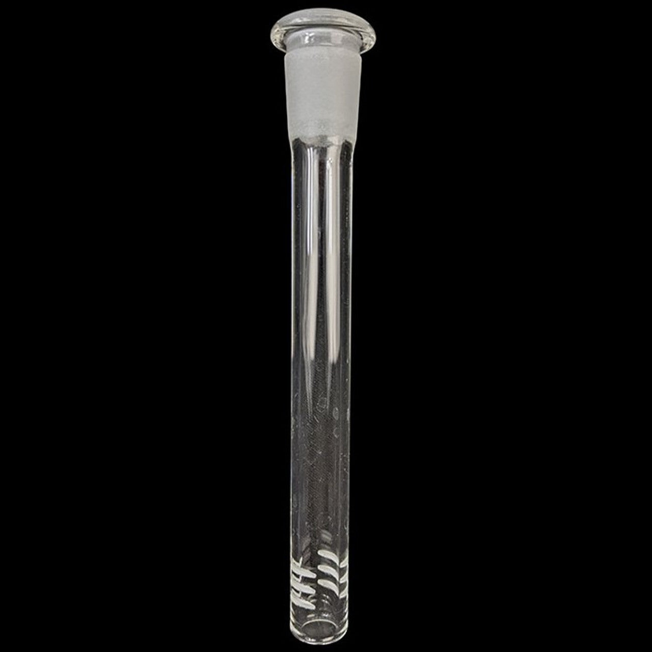 5" Frosted Joint Glass Down Stem - 18M - 14F