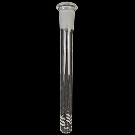 5" Frosted Joint Glass Down Stem - 18M - 14F