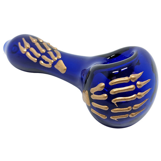 4.5" Skelly Hand Spoon Hand Pipe