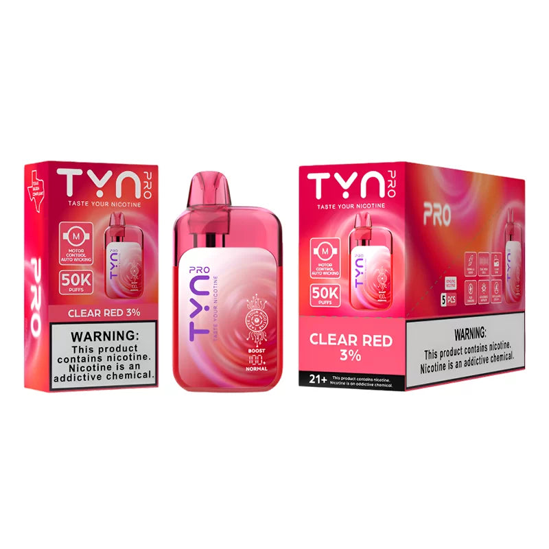 TYN PRO  CLEAR RED 3% 50K