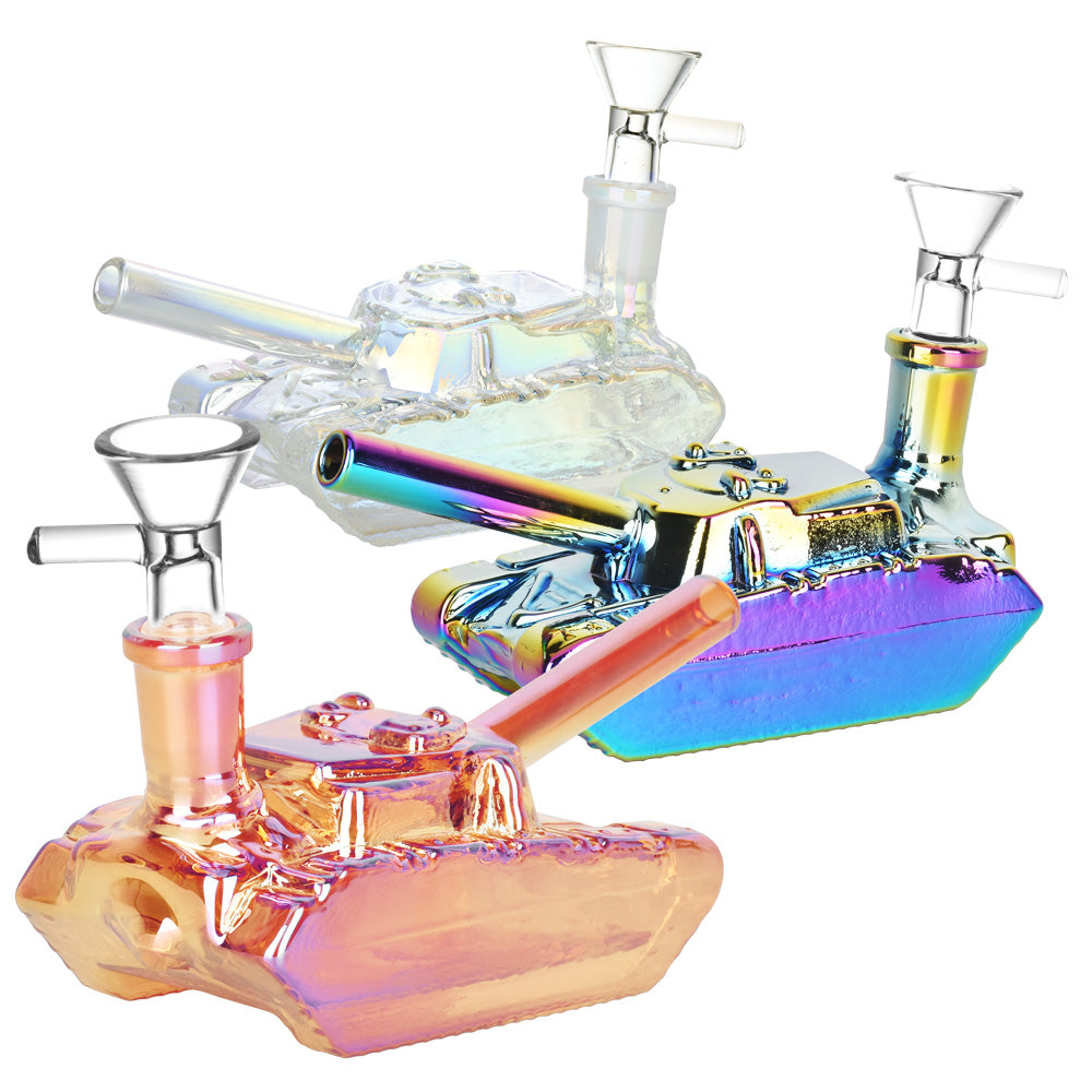 Friendly Fire Tank Bubbler | 5.5" | 14mm F | Colors Vary