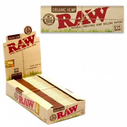 RAW Organic Hemp 1¼ Size 6pks