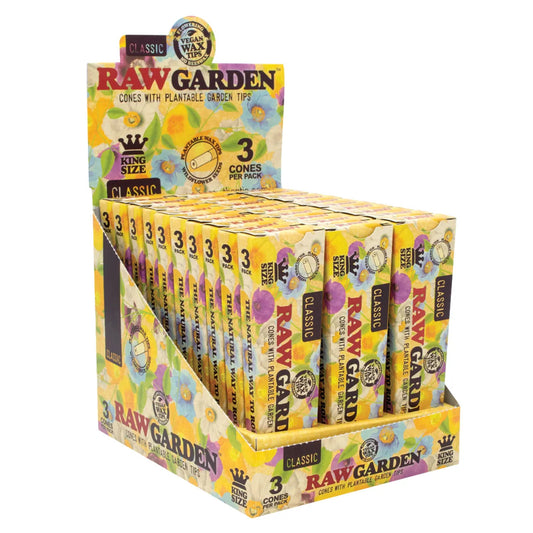 RAW  Garden Pre-Rolled Cone King Size (3pk)